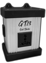 Innoraymond GT23 Soft Starter up to 15 amps. Built for nearly all countries using 220-240 volt, 50Hz grid power. 2 second software controlled ramp time. Wall mountable.