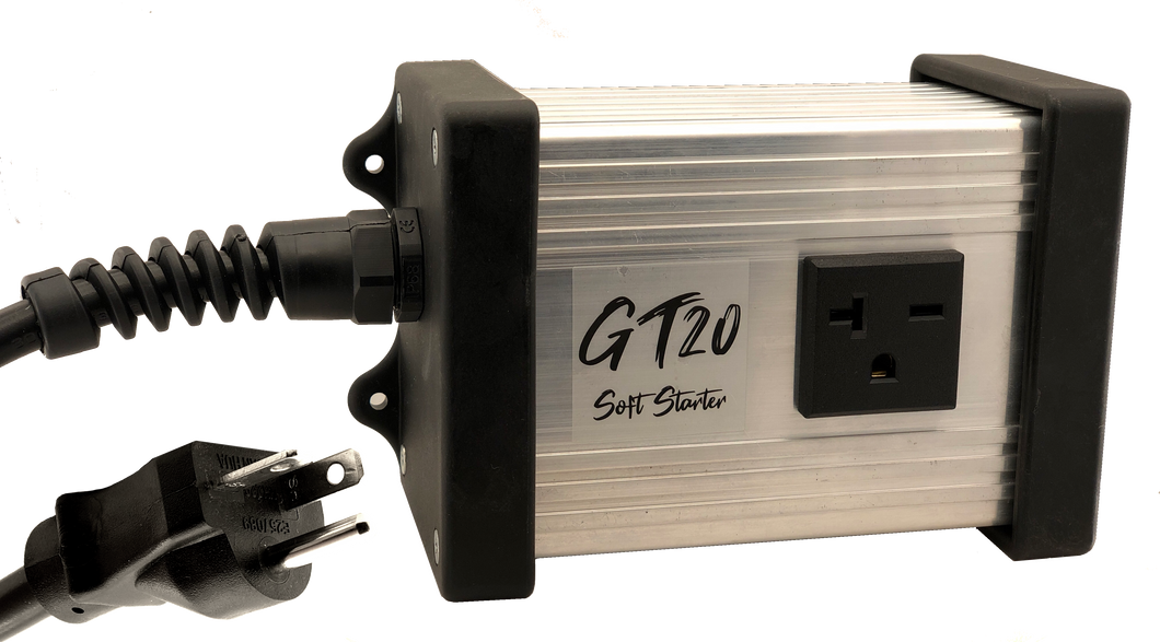 GT20 (240V, 20A max. 60Hz Unlimited duty cycle)